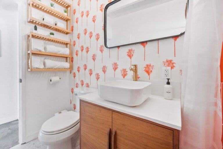House bathroom vanity
